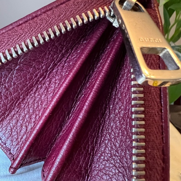 GUCCI Soho Interlocking GG Long Zippy Zip Around Leather Wallet - Picture 3 of 13